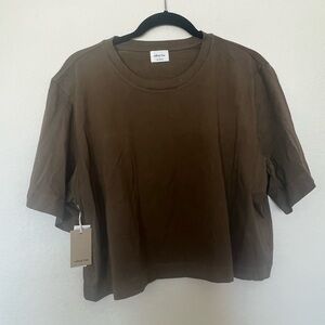 NWT Wilfred Free Getaway Tee in Brown (L)